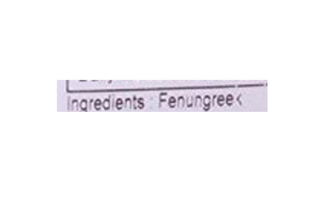 Go Earth Organic Fenugreek    Pack  500 grams